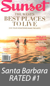 Sunset Magazine - Santa Barbara rated #1 Best Places to Live